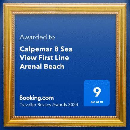 Calpemar 8 Sea View First Line Arenal Beach Luaran gambar